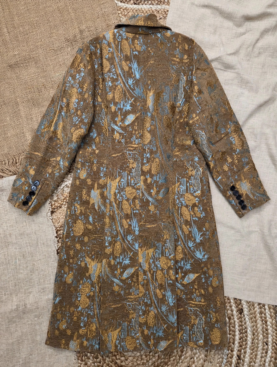 Jacquard Duster Coat by Adore