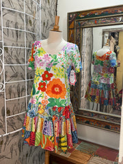 Tiered Dress in May Flowers by Jams World w329