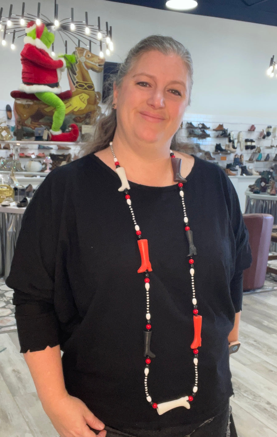 Barbie Boot Necklace by Lori