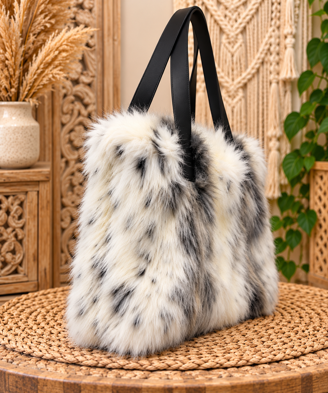 Wild at Heart Faux Fur Bag By Azalea Wang