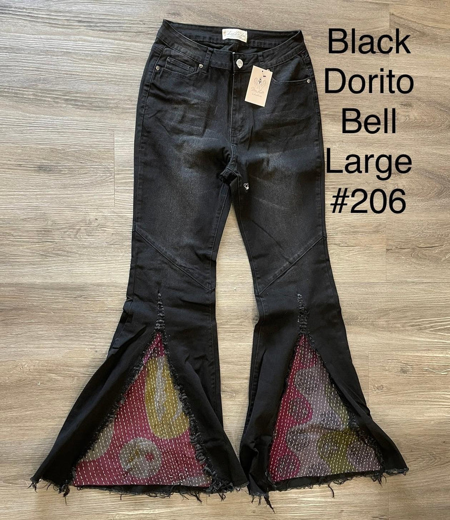 Upcycled Denim Dorito Bell by Kantha Bae - Robin Boutique-Boutique 