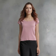 Pleated Short Sleeve Top by EllyNDale