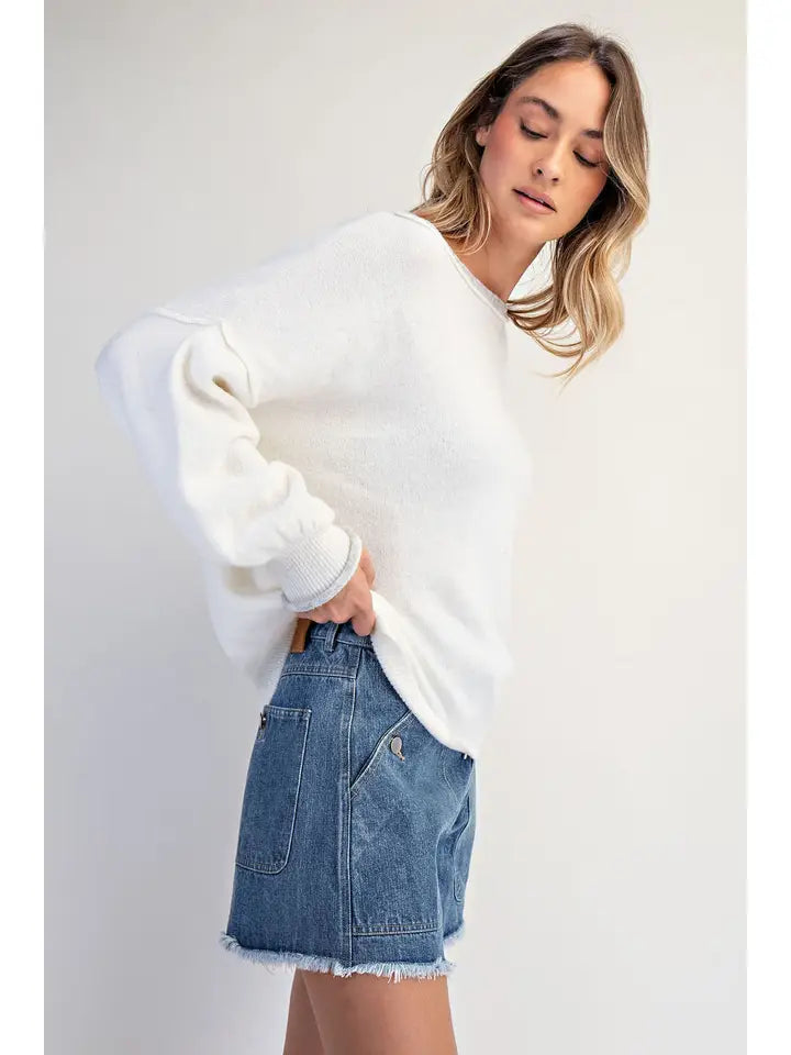 Cozy Pullover Sweater by Cotierra
