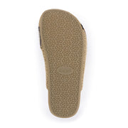 Bolinas Crochet Clog by The Sak in Acorn Patch, an earthy hand-crocheted patchwork backless clog with a leather footbed – view 5 -Robin Boutique