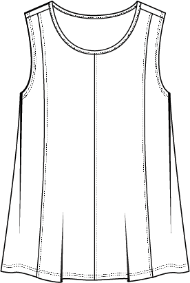 Slub Cotton Seamed Tank