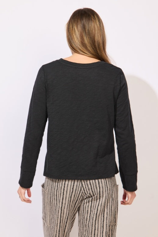 Cotton Slub Twist Pullover by Escape