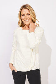 Cotton Slub Twist Pullover by Escape