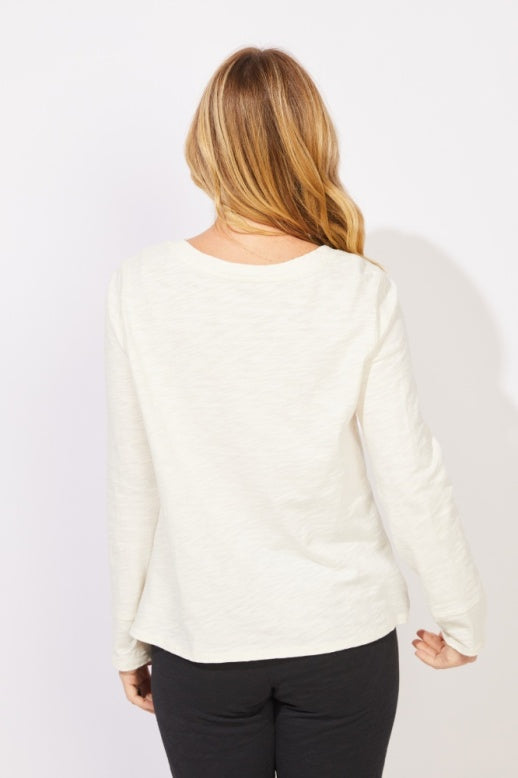 Cotton Slub Twist Pullover by Escape