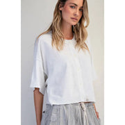 Crew Neck Cashmere Cardigan by Cotierra