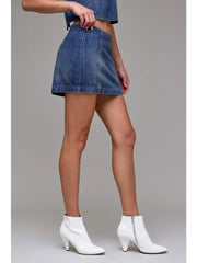 Rhinestone Mini Skirt by Hidden Jeans