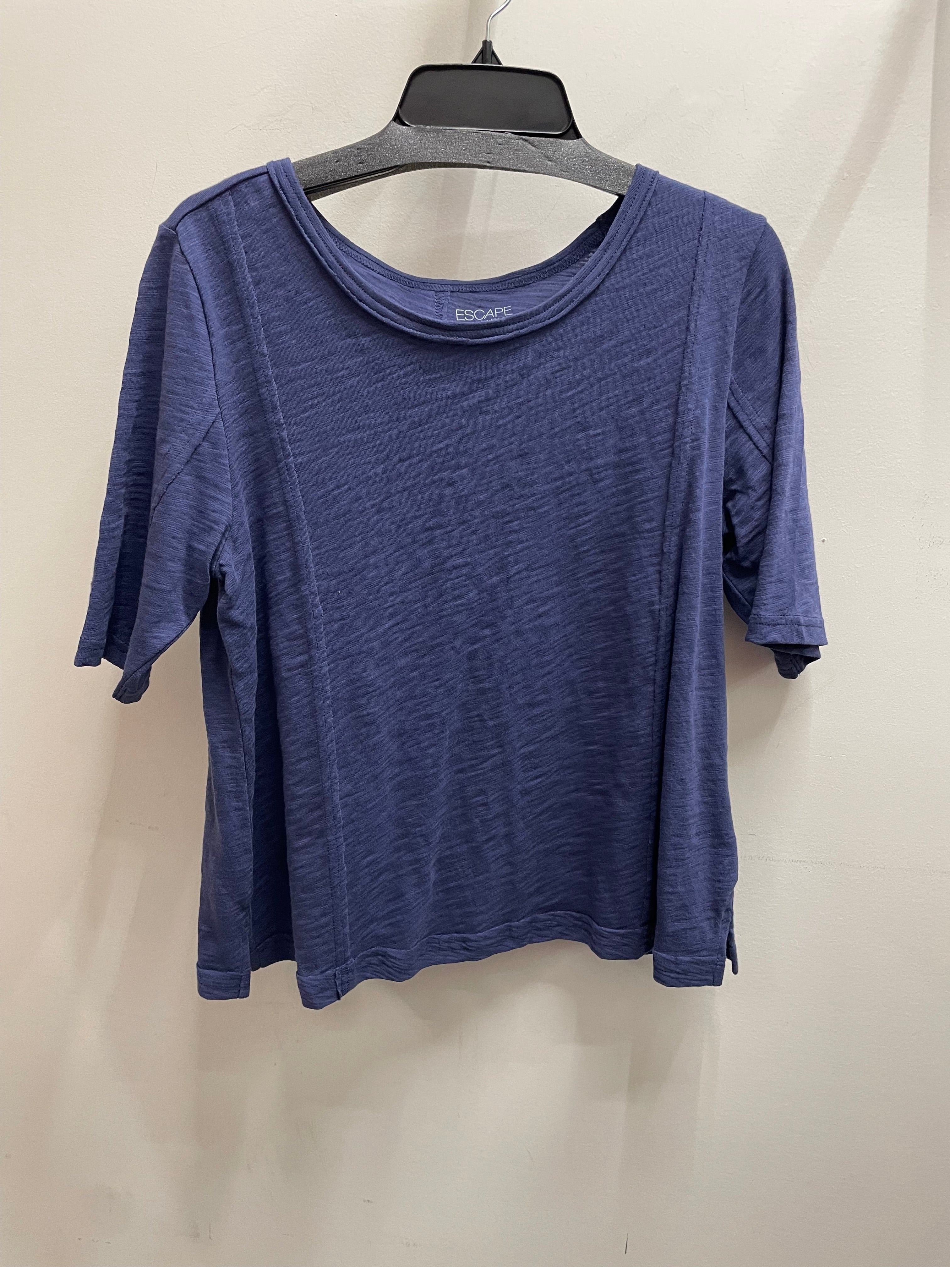 Cotton Slub Seamed Elbow Tee by Escape by Escape 10026 Robin Boutique