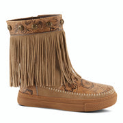 L'Artiste Fringely Western Mid Calf Boots