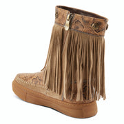 L'Artiste Fringely Western Mid Calf Boots