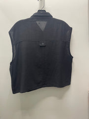 Reworked Sleeveless Flowy Crop Button Down #12