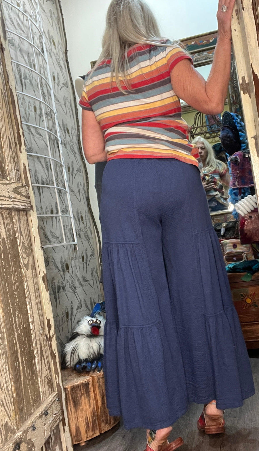 Focus Clothing Cotton Dobby Shirring Pants CD212 - Robin Boutique-Boutique 