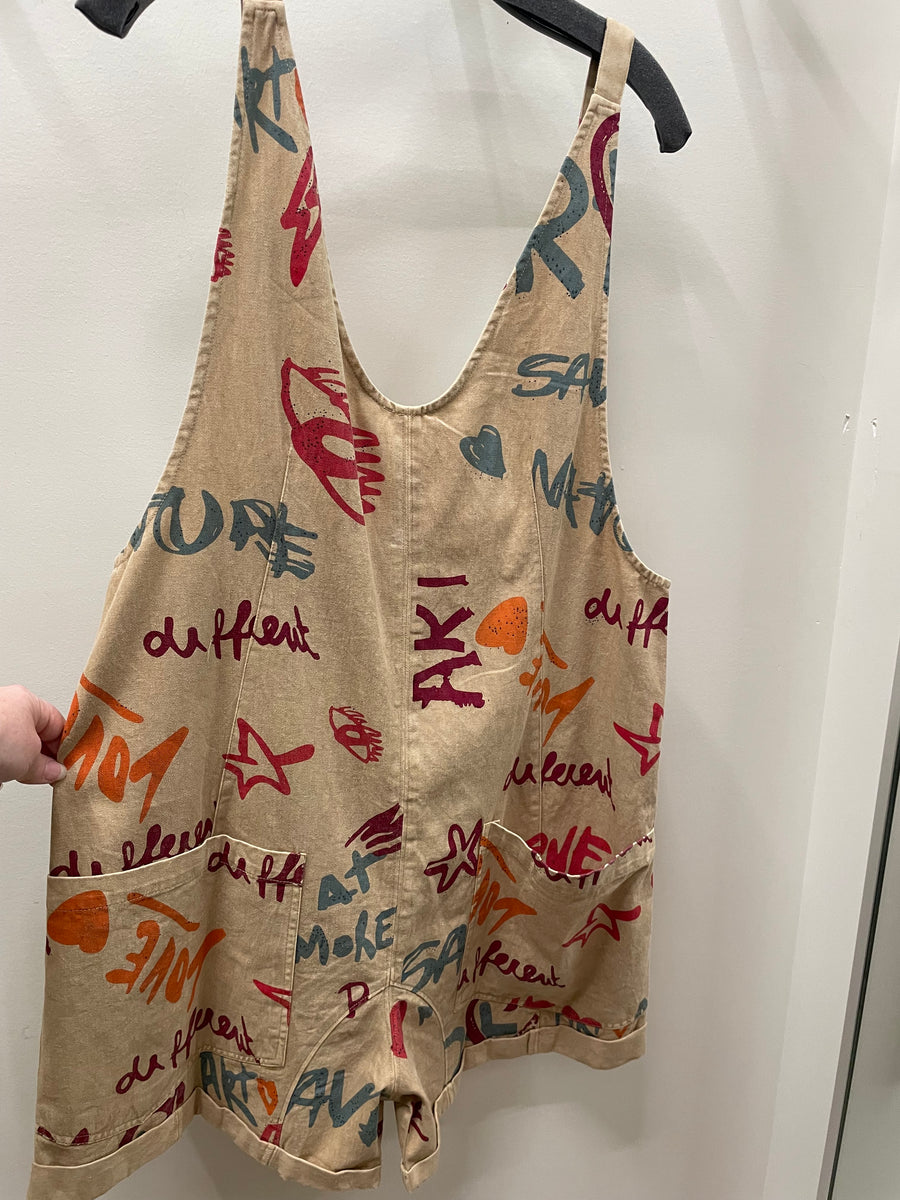 Love Graffiti Shortalls