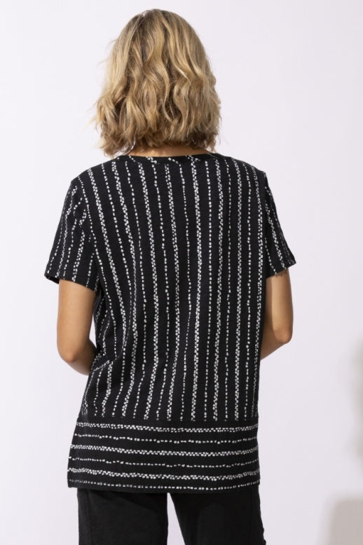 Driftwood Stripe Dockside Tee by Escape by Habitat 11520 Robin Boutique