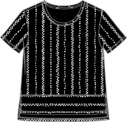 Driftwood Stripe Dockside Tee by Escape by Habitat 11520 Robin Boutique