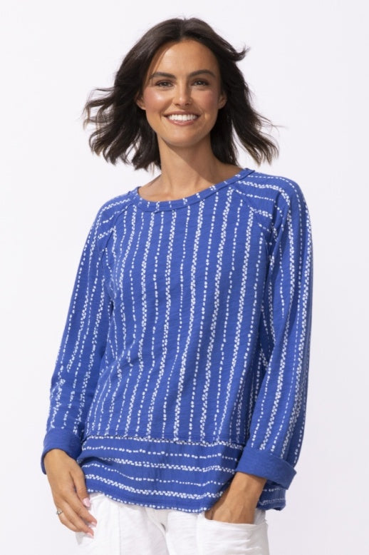 Driftwood Stripe Lookout Pullover by Escape by Habitat 11521 Robin Boutique