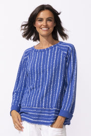 Driftwood Stripe Lookout Pullover by Escape by Habitat 11521 Robin Boutique