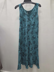Aqua Daydream Linen Dress