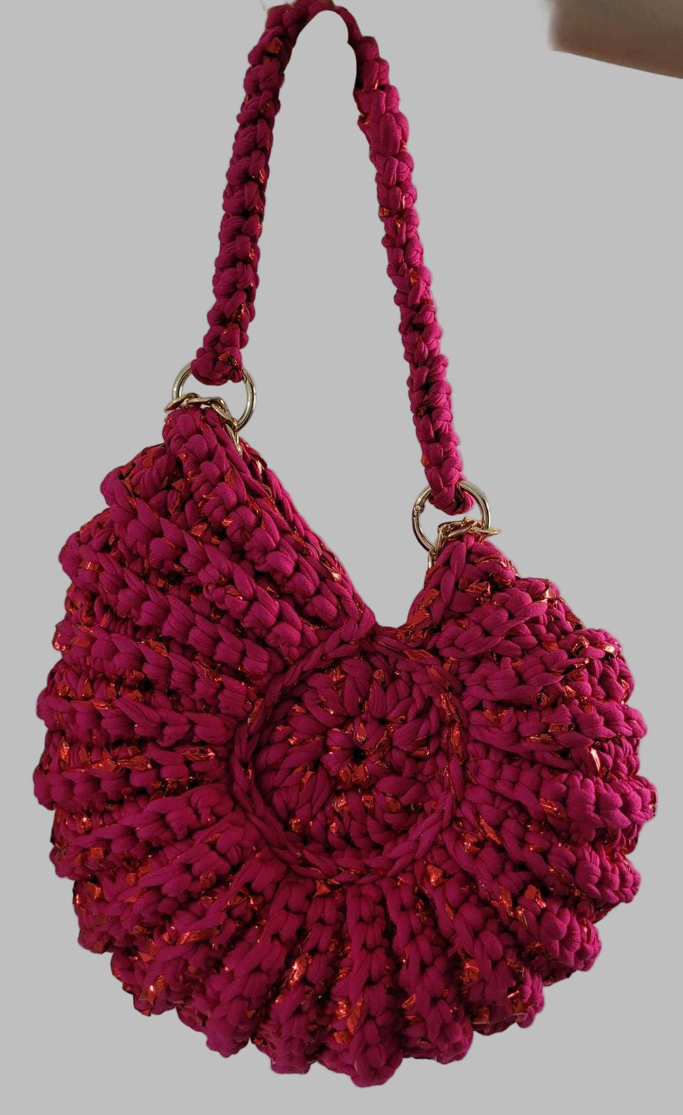CHQEL Handmade Mussel Shaped Bag Crochet Purse Robin Boutique