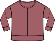 Butter Rib Knit Snuggly Pullover by Escape