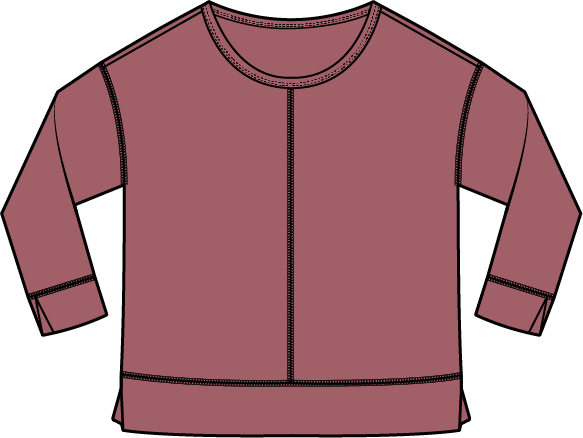 Butter Rib Knit Snuggly Pullover by Escape