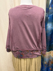 Painted Garden Lightweight Sweatshirt by Paper Lace