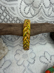 Painted Shellac Braided Bracelet