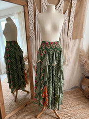 Pareo Kantha Willow Maxi Skirt #173 by Kantha Bae