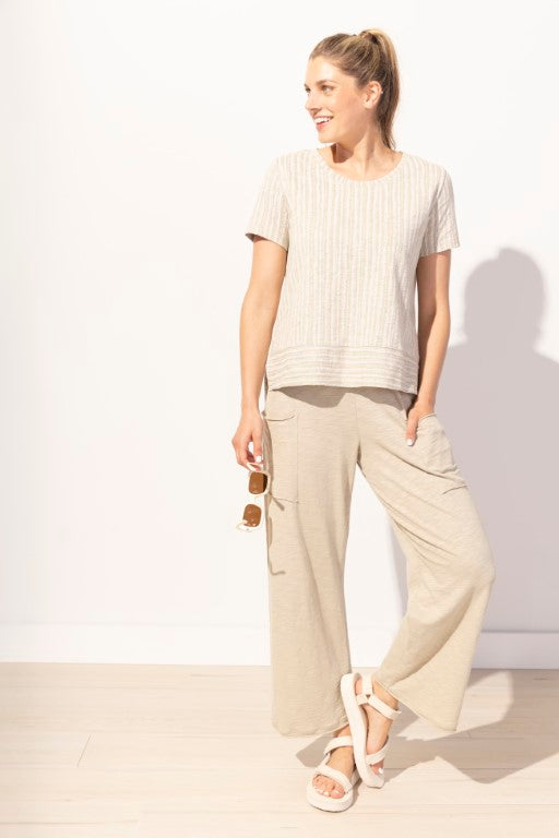 Bali Stripe Boxy Tee by Escape