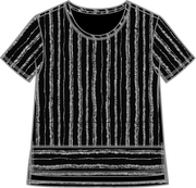 Bali Stripe Boxy Tee by Escape