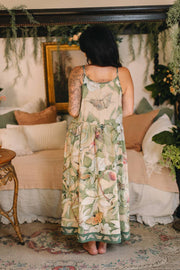 Additional view of Fleur De Soleil Bohéme Long Maxi Slip Dress with Florals from Robin Boutique.