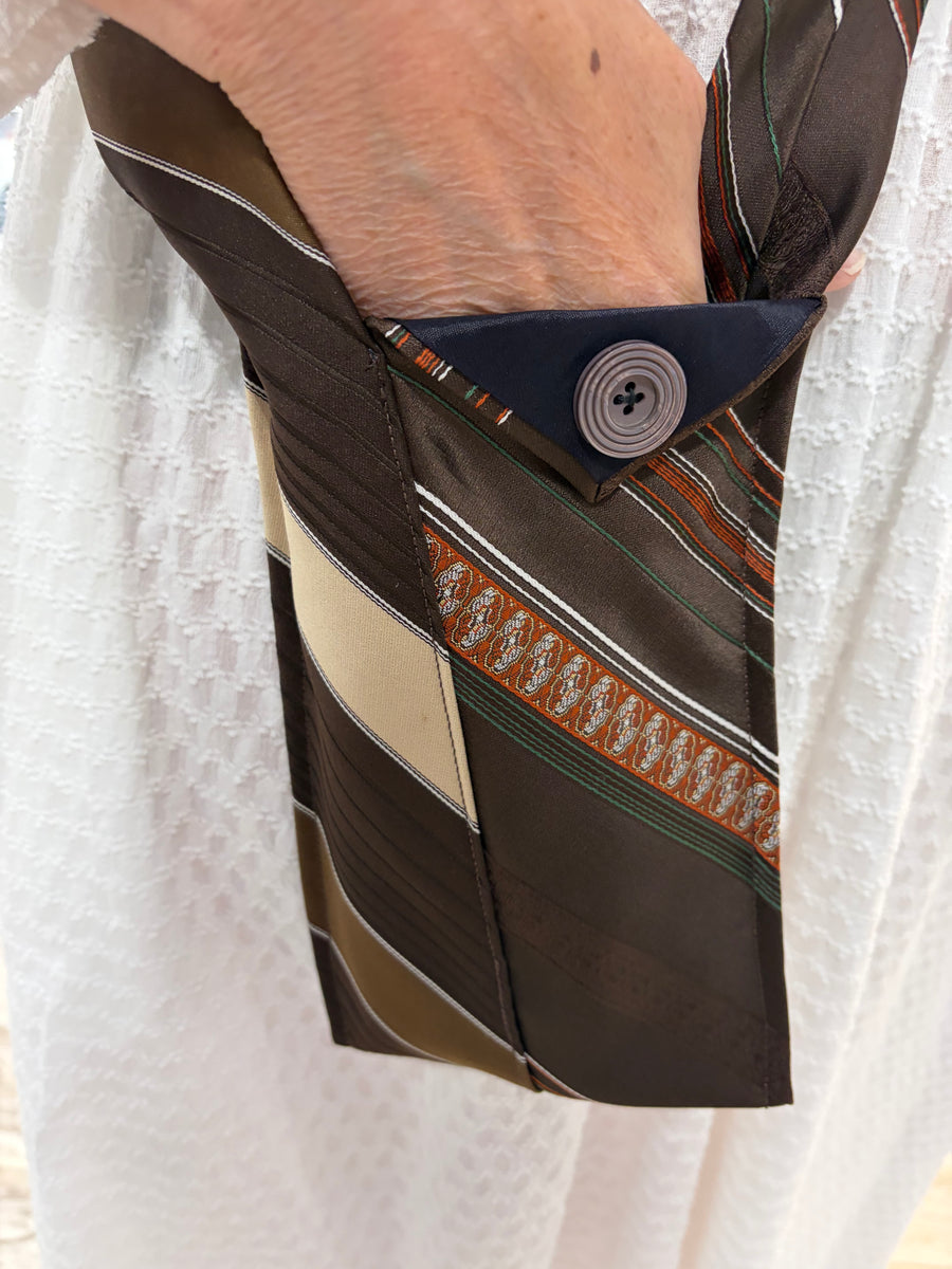 Vintage Tie Crossbody Bag #10