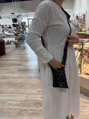 Vintage Tie Crossbody Bag #11