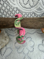 Painted Shellac Ruffle Bracelet