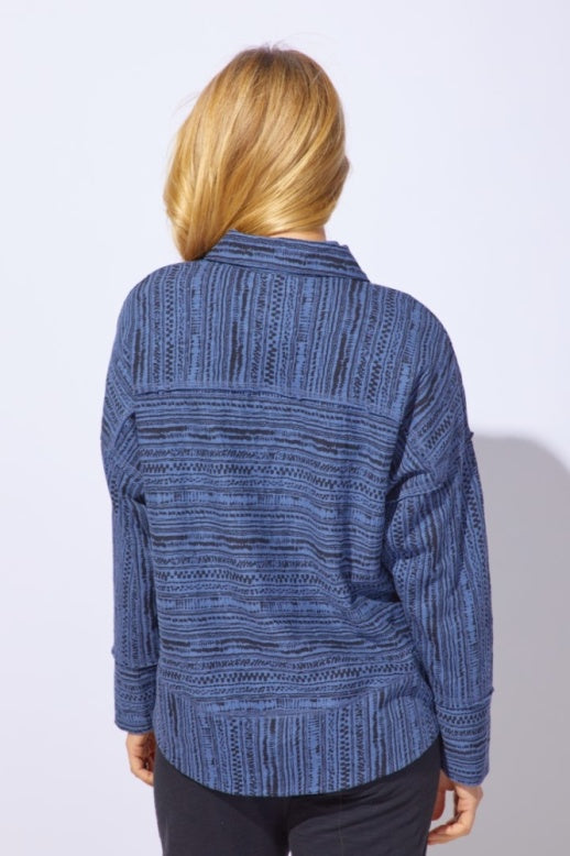 Stripe Seaside Pullover by Escape Robin Boutique