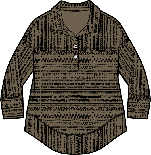 Stripe Seaside Pullover by Escape Robin Boutique