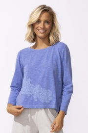 Embroidered Applique Easy Breezy Boxy by Escape by Habitat