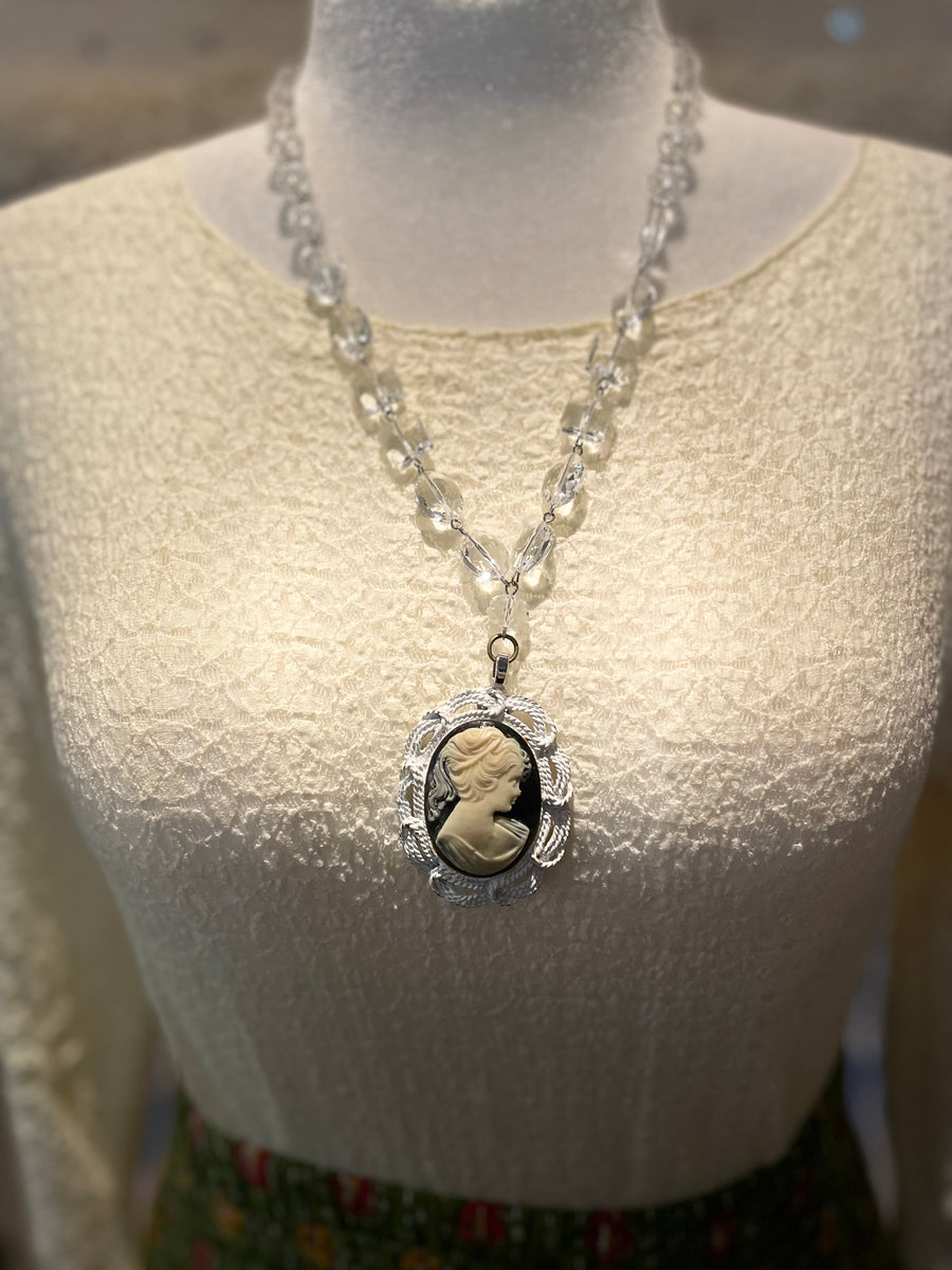 Diadem Cameo Necklace by Gina