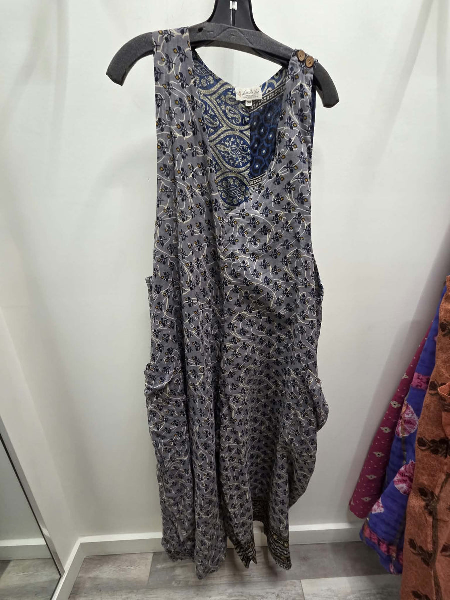 Duality Sari Harmony Wide Leg Jumpsuit #1040 by Kantha Bae