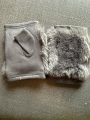 Faux Fur Fingerless Gloves