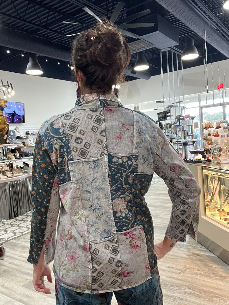 Patchwork Poetry Terry Jacket by The Paper Lace
