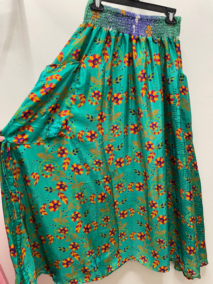 Rasgulla Butterfly Cargo Skirt #095 by Kantha Bae