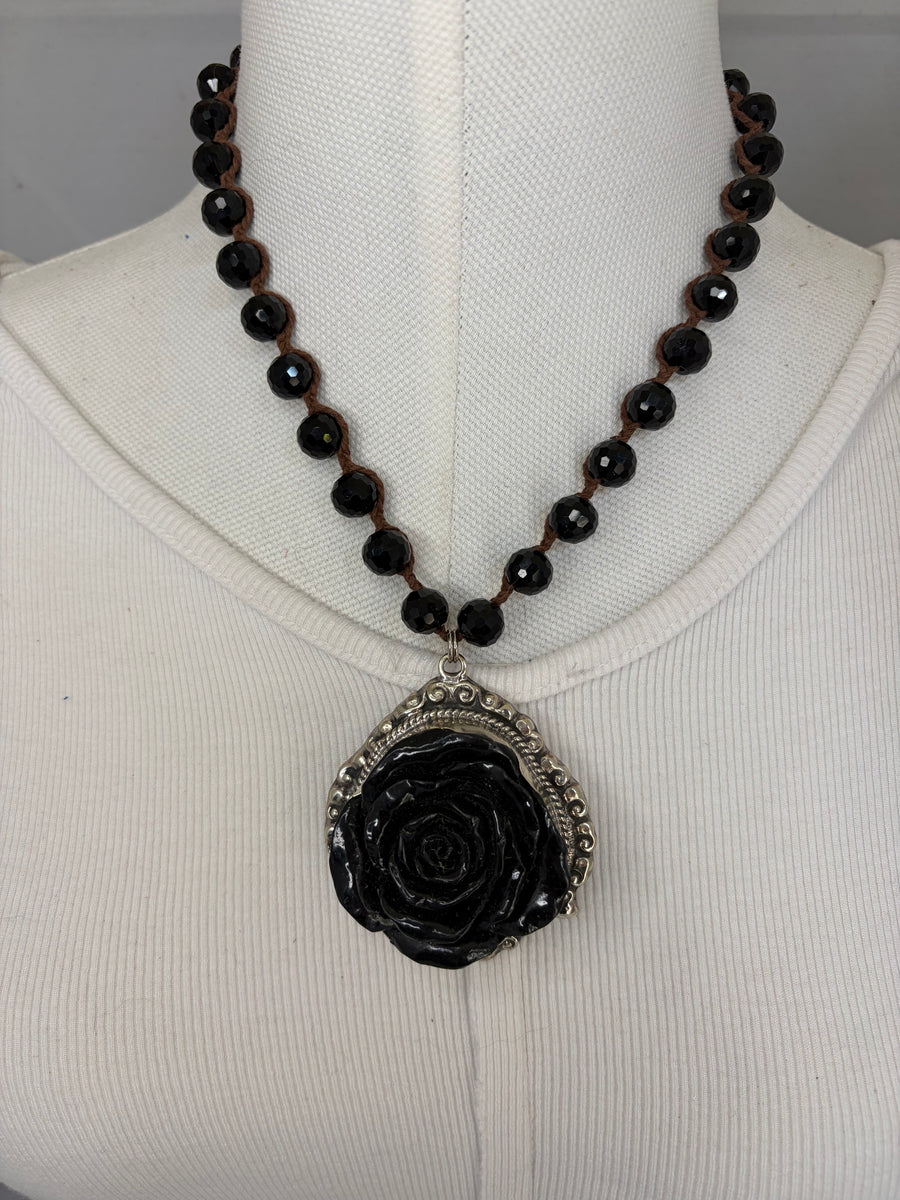 Midnight Rose Necklace