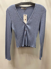 Poor Boy Rib Knit Cropped Cardigan