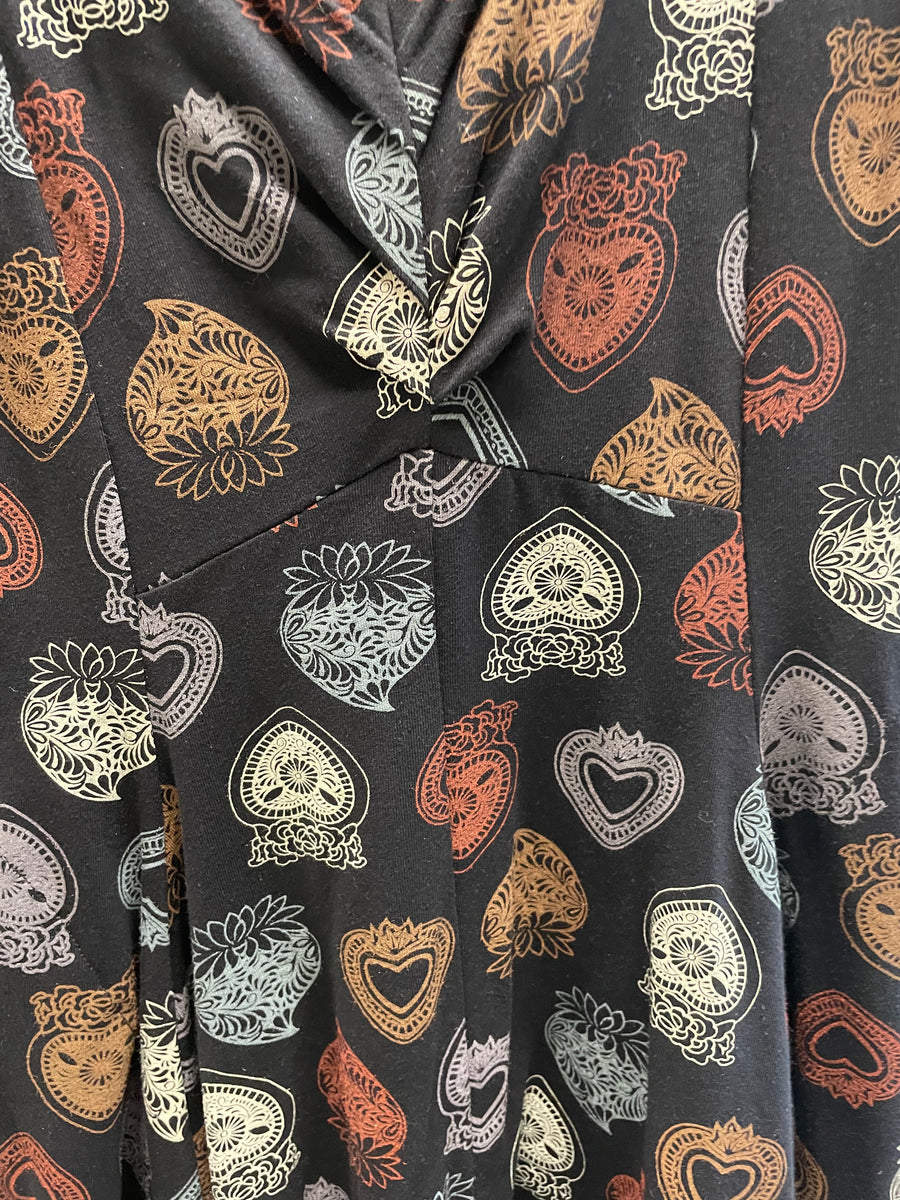 Erandeny Dress in Sacre Couer Print by Effie's Heart