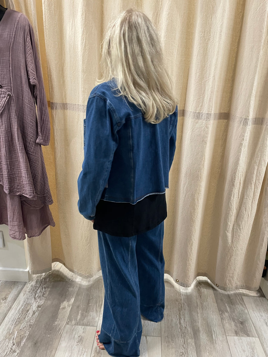 Denim Momentum Jacket by Escape Robin Boutique