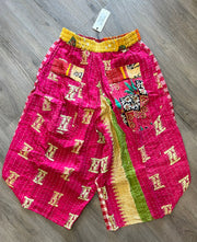 Kantha Sunrise Crop Pants "Picnic" by Jaded Gypsy